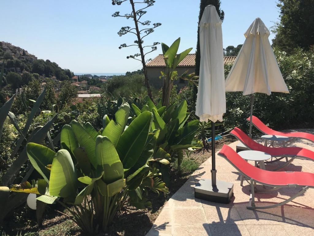 Villa Les Yuccas - Pool - Sea View 케인즈수르메르 외부 사진