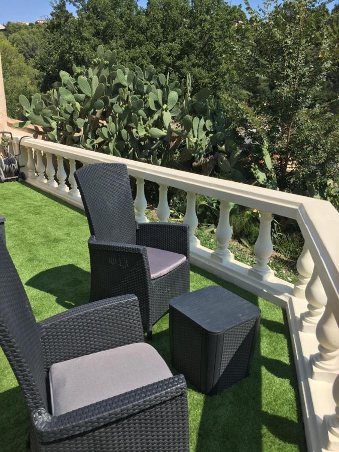Villa Les Yuccas - Pool - Sea View 케인즈수르메르 외부 사진