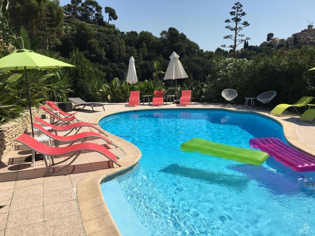 Villa Les Yuccas - Pool - Sea View 케인즈수르메르 외부 사진